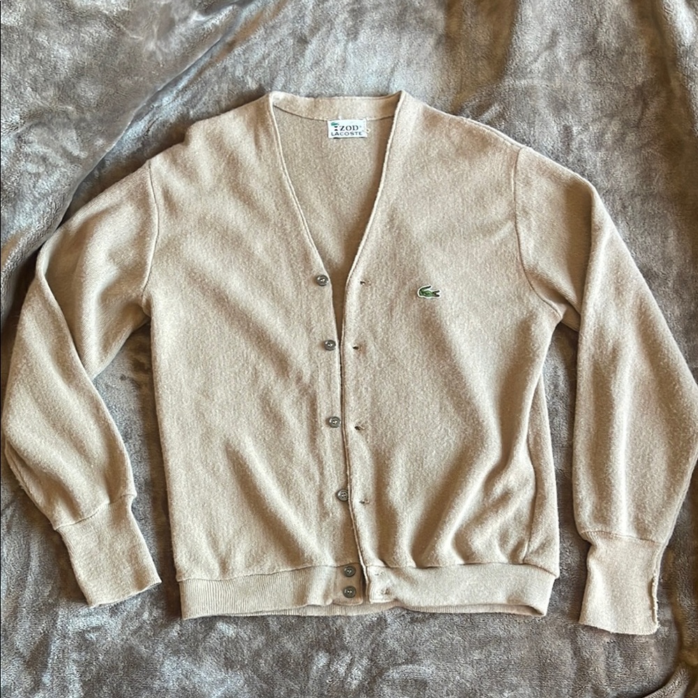 Lacoste Beige Cardigan